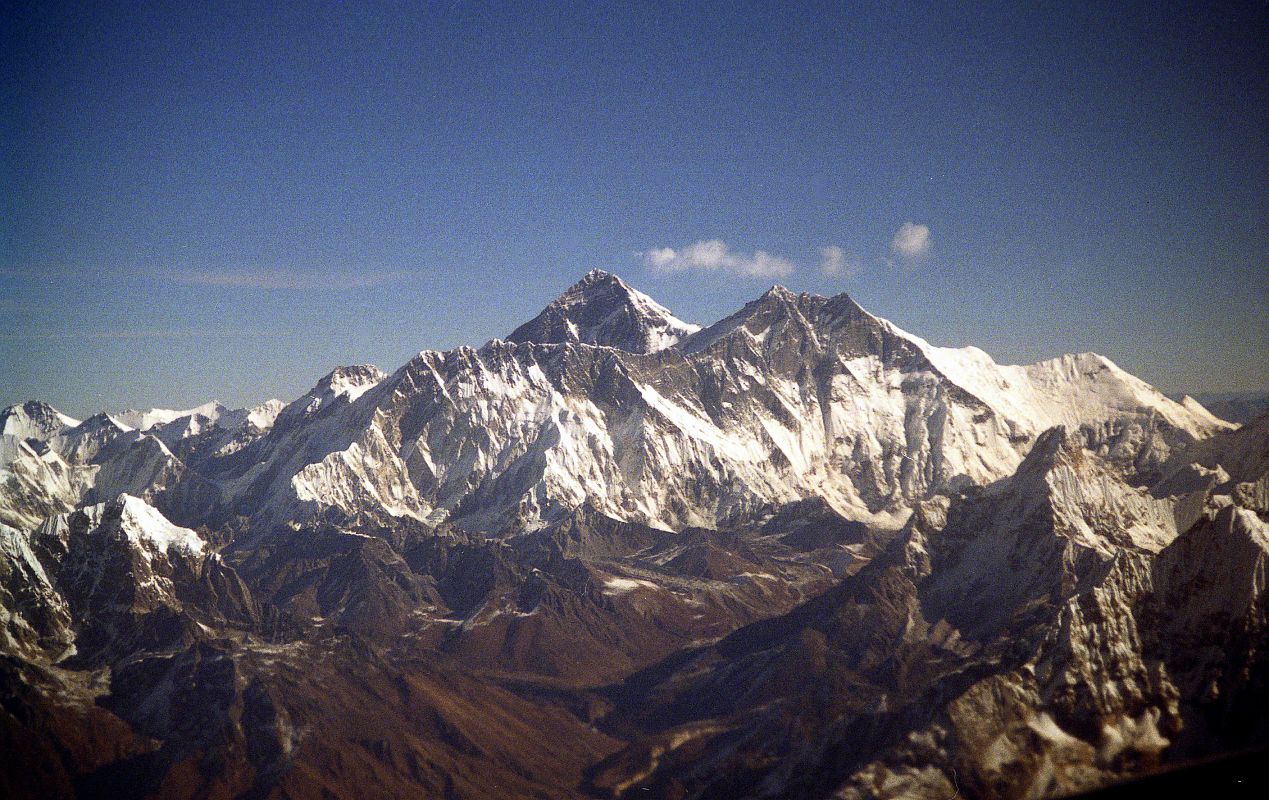 1 Kathmandu Mountain Flight 2 Taweche, Nuptse, Everest, Lhotse, Ama Dablam